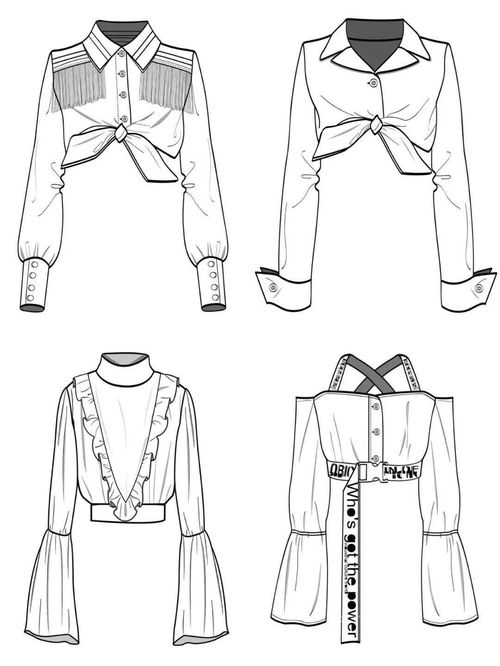 180款 衬衫款式图大全